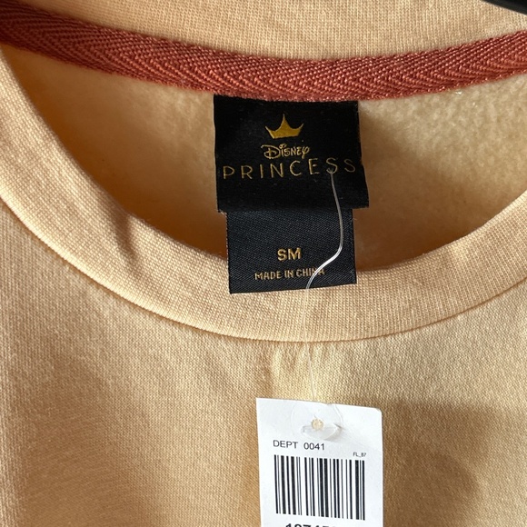 Her Universe Belle Beauty and the Beast Floral Crewneck Sweater Disney Princess - Picture 4 of 9